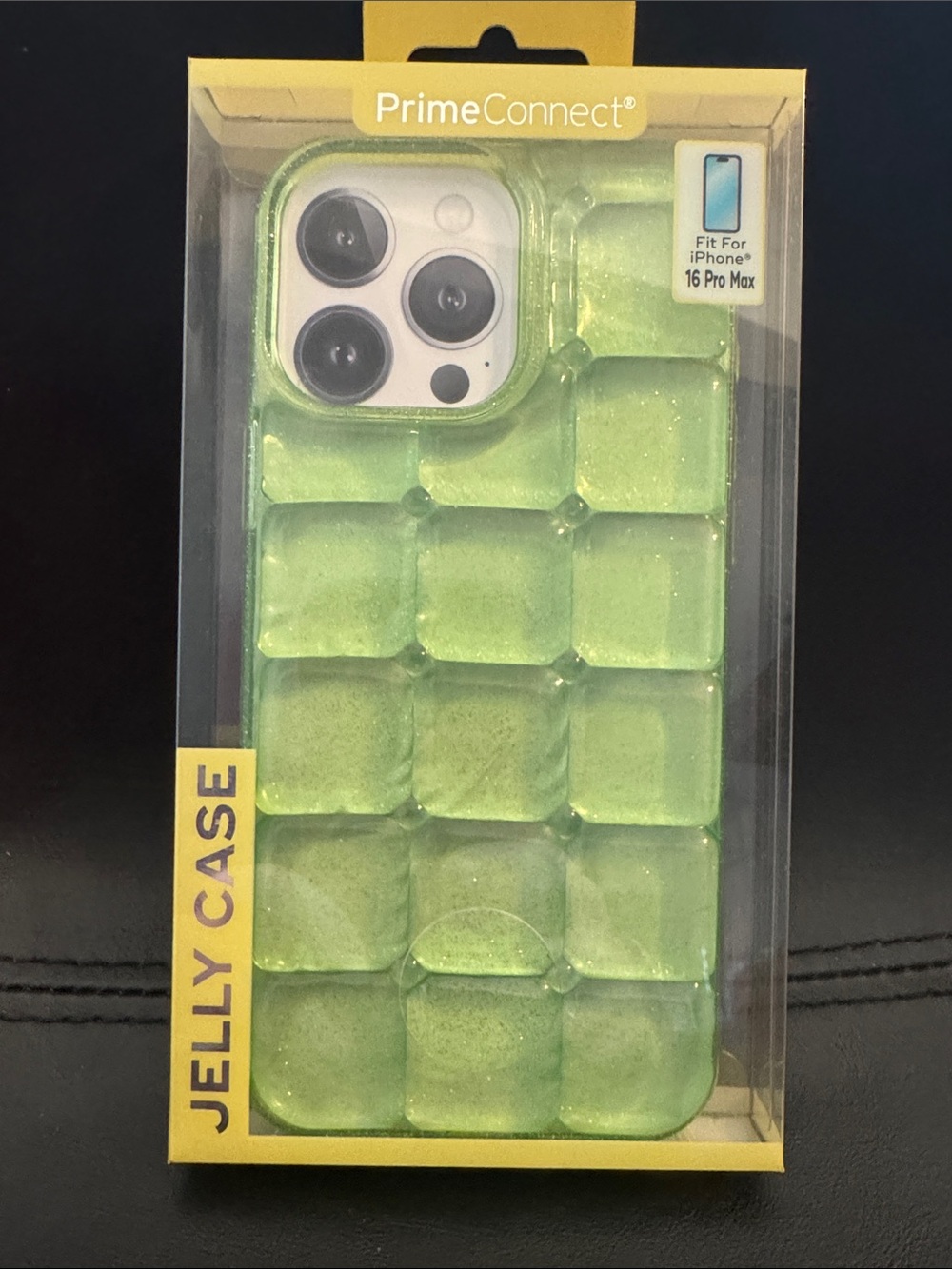 Viral Green Jelly Case for iPhone 16 Pro Max